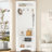 29.5''W*71.6''H Minimalist Corner Hall Tree With Shoe Bench, Versatile Entryway Coat Rack With 4 Hooks, Corner Cabinet With Adjustable Shelf For Hallway-1128035482
