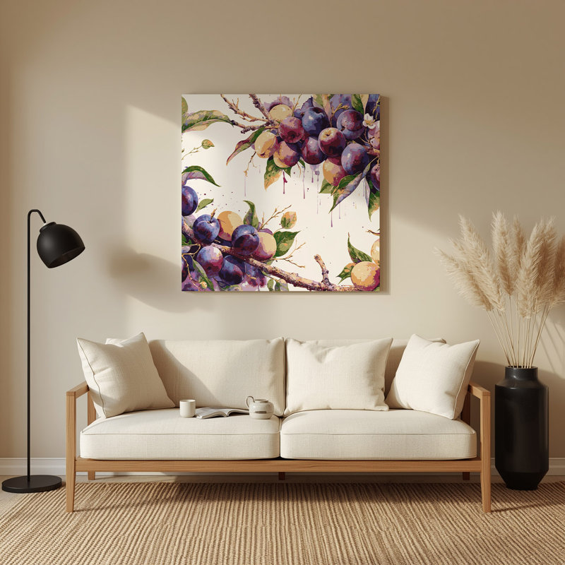 Art mural en métal Fruit, H 12 po x l 12 po