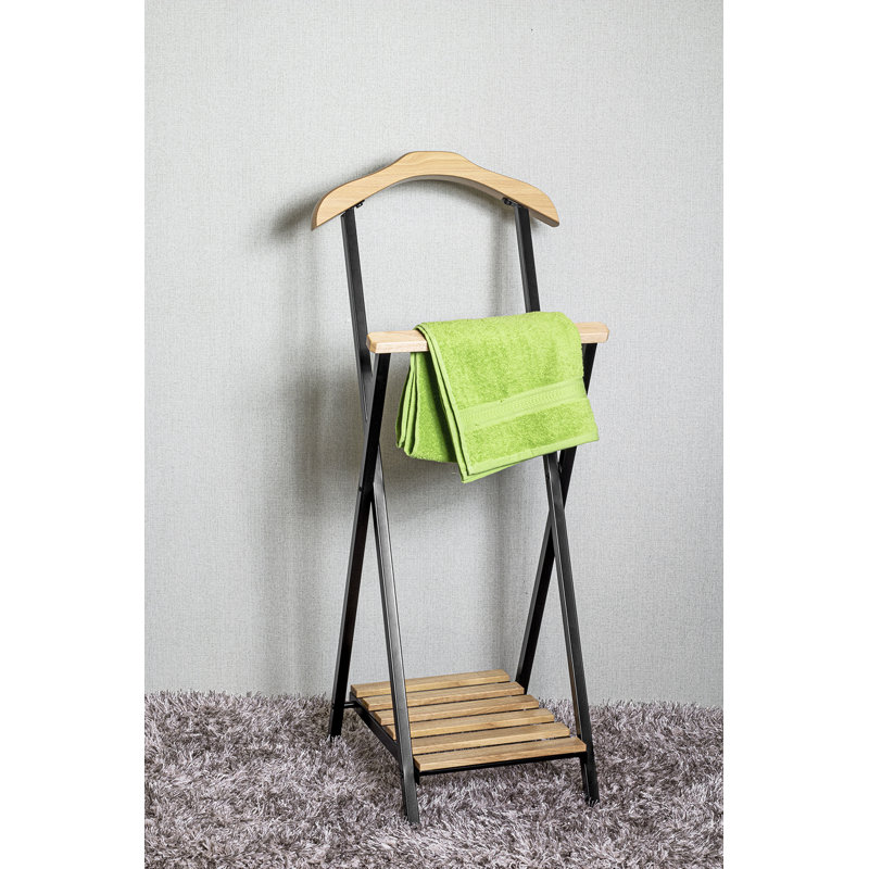 Pauline Freestanding Valet Stand with Storage