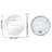 Round Frameless Backlit Led Bathroom Vanity Mirror Dimmable Anti-fog Wall Mounted Mirror-1742799663