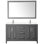 Daria 72" Double Bathroom Vanity Set with Mirror