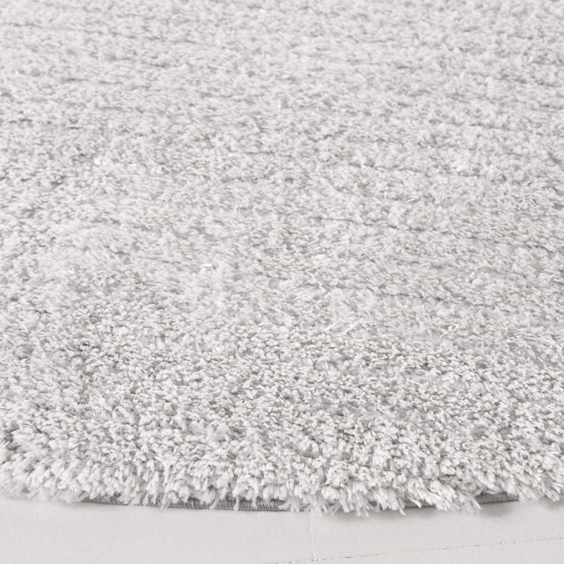 Tahoe Shag Performance Solid Color Rug, Round 6'7"