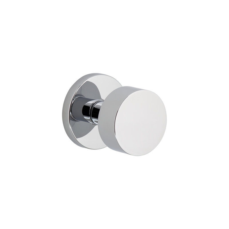 Rosette Viaggio avec bouton Circolo, Chrome brillant, Cercle, Deux poignées de porte