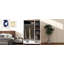 Garde-robe 3 portes avec tiroirs de rangement, tablettes et tringle