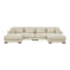 Canapé modulaire de coin avec repose-pieds Croy-109721975
