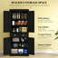 Garde-manger avec portes et tablettes, garde-manger, garde-manger autoportant