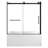 Kingston Brass 60-Inch Acrylic Rectangular 3-Wall Anti-Skid Alcove Tub With Tub Door, Left Hand Drain-108958714-108958715