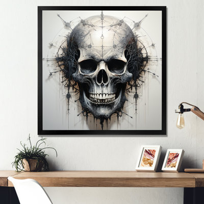 Art du crâne sur toile