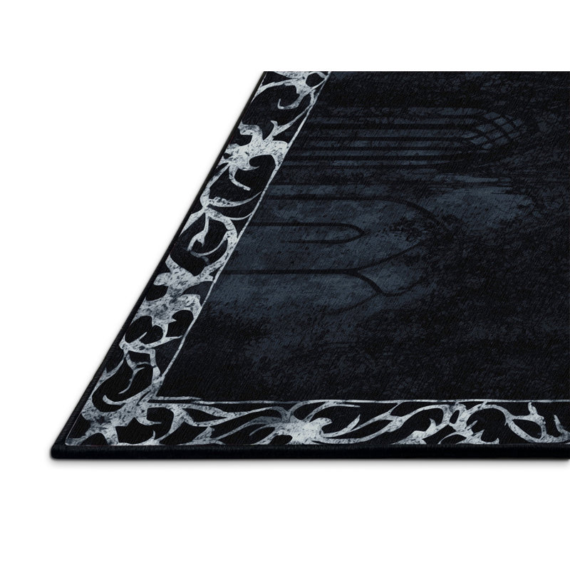 Moonlit Wreath Rug, Square 3'