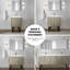 Rustique 30 po L x P 20 po pour salle de bain, comptoir en quartz blanc, robinet en métal et miroir de salle de bain 28 avec miroir-1700543908