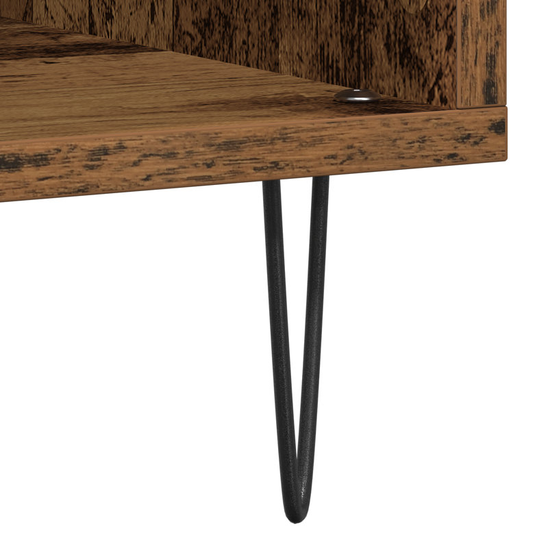 Hanlin Rectangle Accent Cabinet, Old Wood