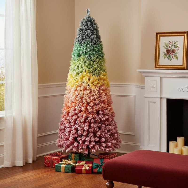 Sapin de Noël arc-en-ciel 6 pi