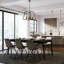 Poulan 4 - Light Bronze Geometric Pendant