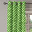 Rideau à œillets 2 panneaux Red Barrel Studio®, 50 po x 63 po, vert lime, vert foncé-106353100