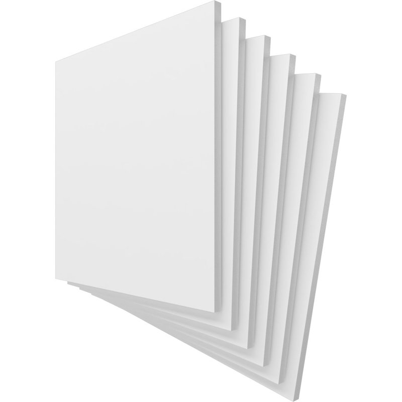 Panneaux de loisirs en PVC, H 11,75 po x l 11,75 po x P 0,38 po