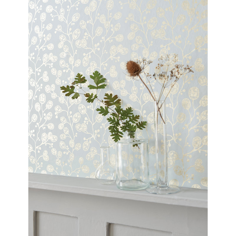 Botanica Honesty Wallpaper, Mineral/Gold