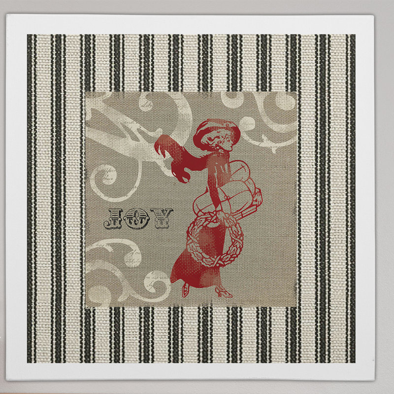 «Burlap Shopper», impression, H 32 po x l 32 po x P 1,5 po, Toile tendue