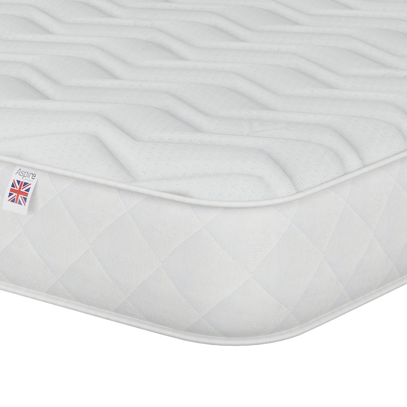 Hubertine White Noise Open Coil Mattress, Kingsize (5')