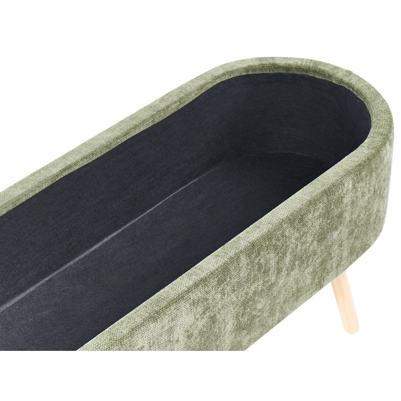 Polyester Upholstered Storage Bench