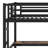 Space-Saving Loft Bed with Power Outlet, LED Lighting and Noise-Reduced Design
