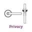 Levier de porte d’intimité Memphis-15652302