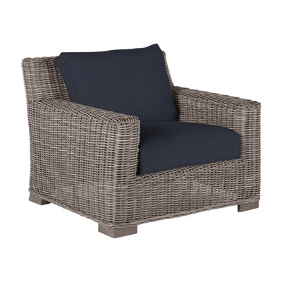 Rustic Woven Lounge Chair