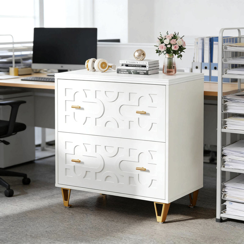 Multi-Functional File Cabinet,Nordic Style Storage Filing Cabinet