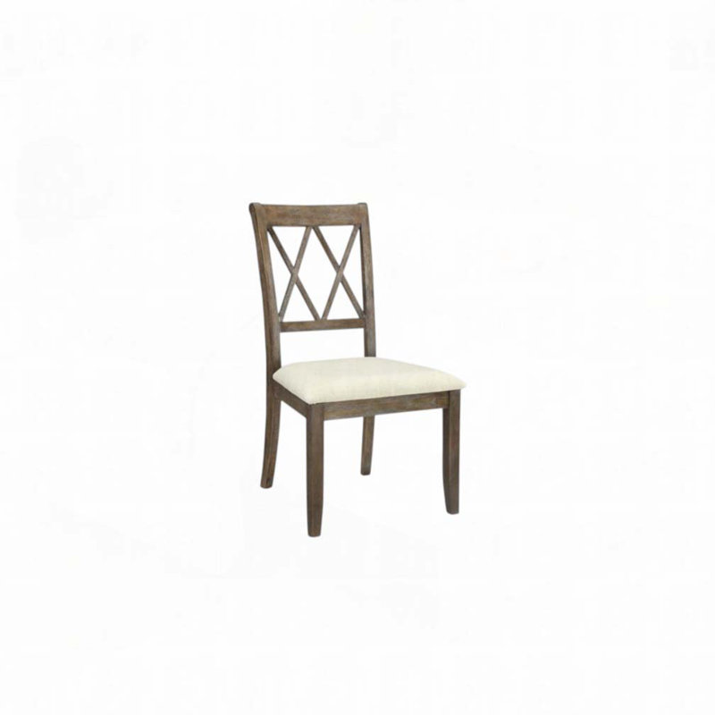 Chaise rembourrée avec pieds en bois
