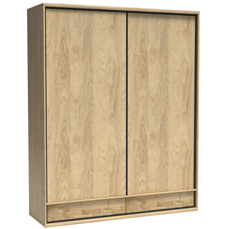 Tamye 2 Door Laminate Wardrobe