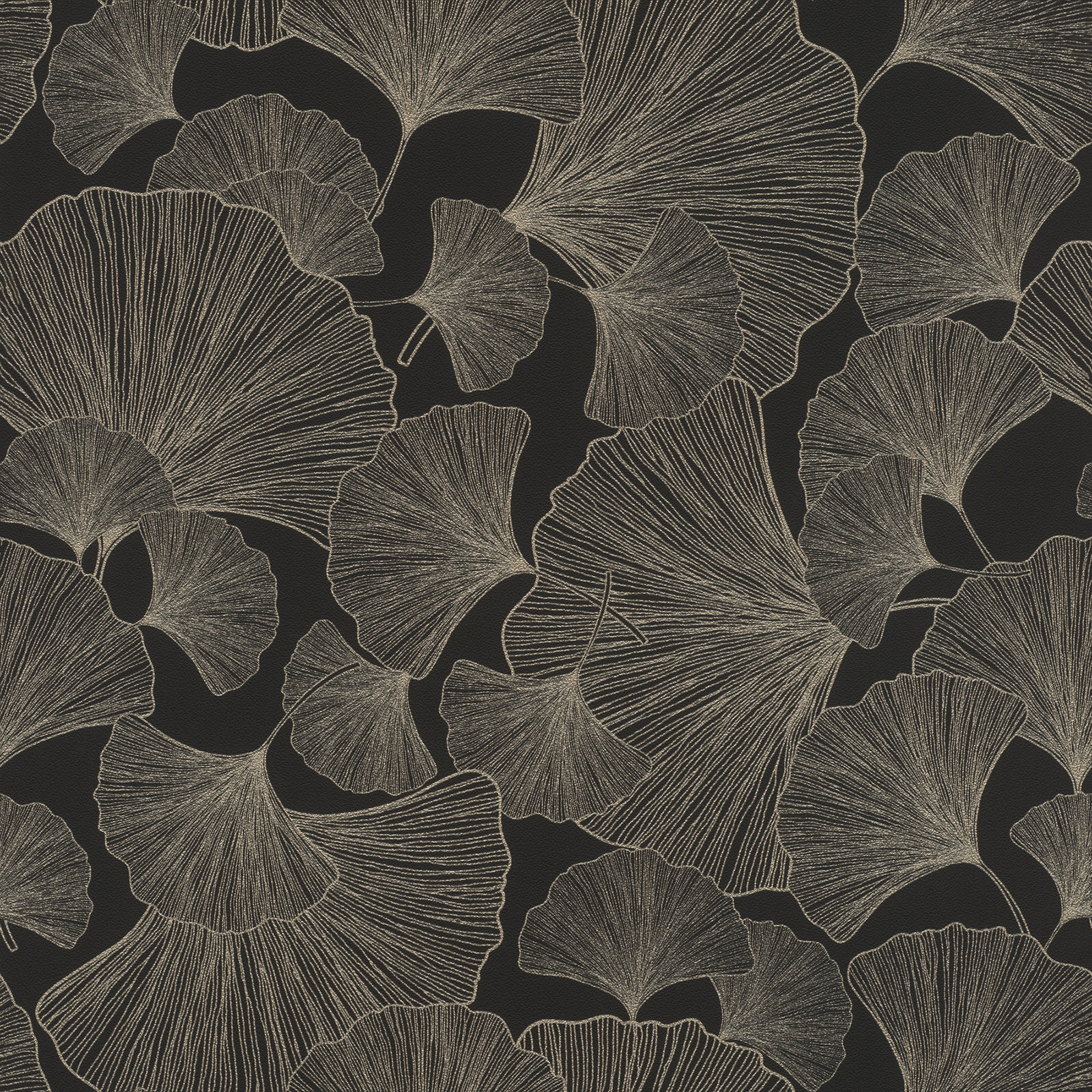 Evia Wallpaper Roll, Black