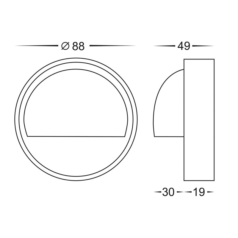 Grilli Outdoor Flush Mount
