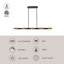 Selene 4-ft Gold dimmable LED Linear Pendant-1281036235