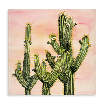 Floral Weberocereus Cactus Tablecloth - Pink Indoor/Outdoor Decor