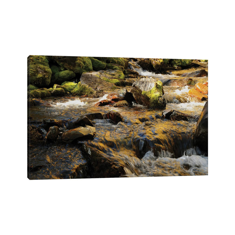 Cascades At Maroon Bells by Brian Wolf - Wrapped Canvas Print, 45.72cm H x 66.04cm W x 1.91cm D