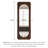 Retro Frame High-Definition Full-Length Mirror-1060354031