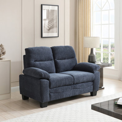 Modern Loveseat Blue