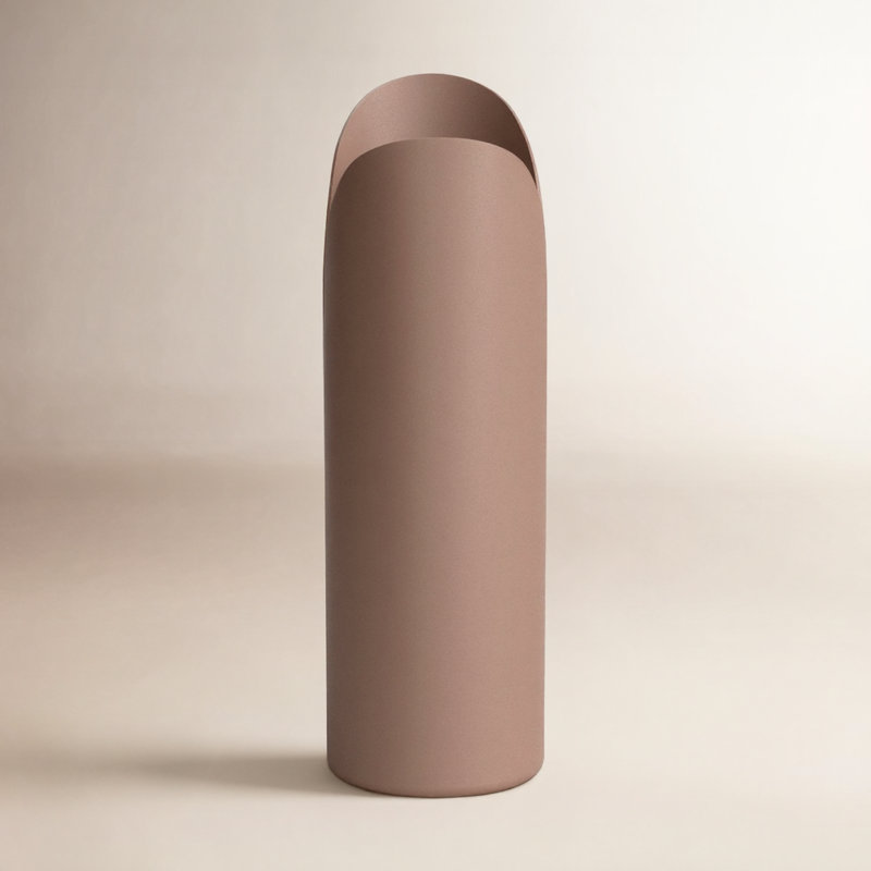 Jenny Iron Table Vase, Pink, 13" H x 4" W x 4" D