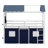 Bunk Wood House Bed With Elegant Windows-1511870976