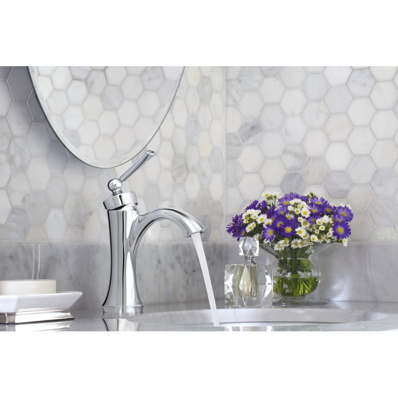 Robinet de salle de bain monotrou avec ensemble de bonde Wynford, Chrome