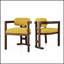 Ensemble de chaises de salle à manger rembourrées en bois durable pour des espaces élégants avec une assise confortable et une structure robuste