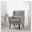Fauteuil rembourré avec coussin-737530675