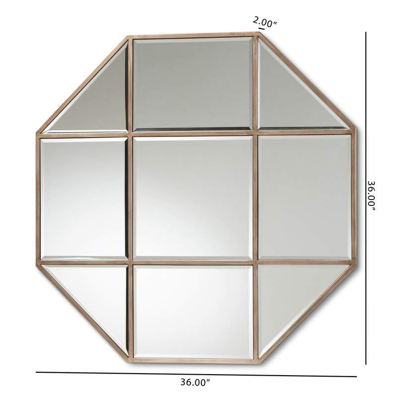 Metal Flat Wall Mirror