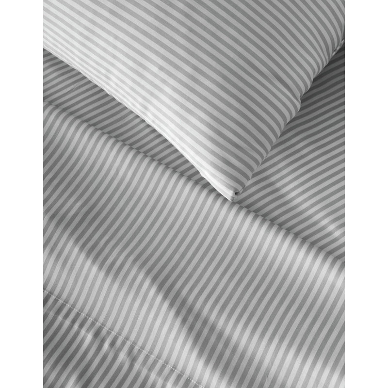 Bamboo Sheet Set, King Sheet Set, Classic Stripe in Dew