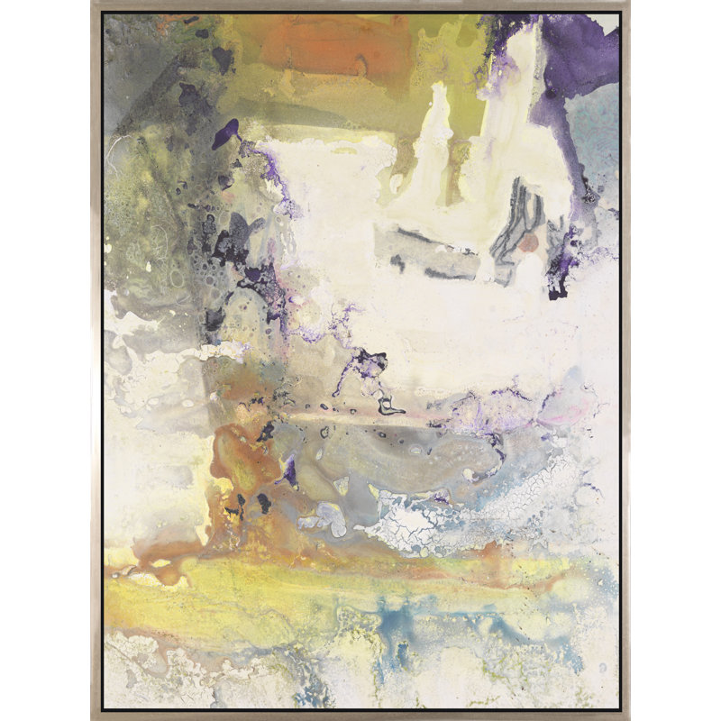 «Transparent Sentiment», peinture sur toile à cadre flottant