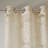 Palm Leaf Burnout Window Sheer 50X84"-786532745