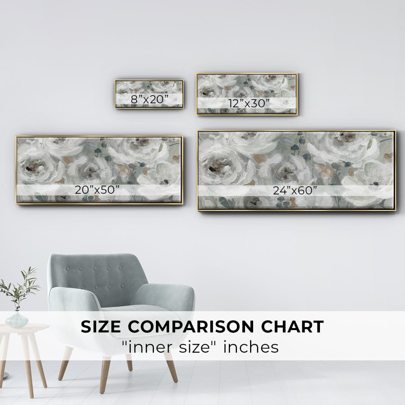 «Neutral Symphony», toile encadrée, H 12 po x l 30 po