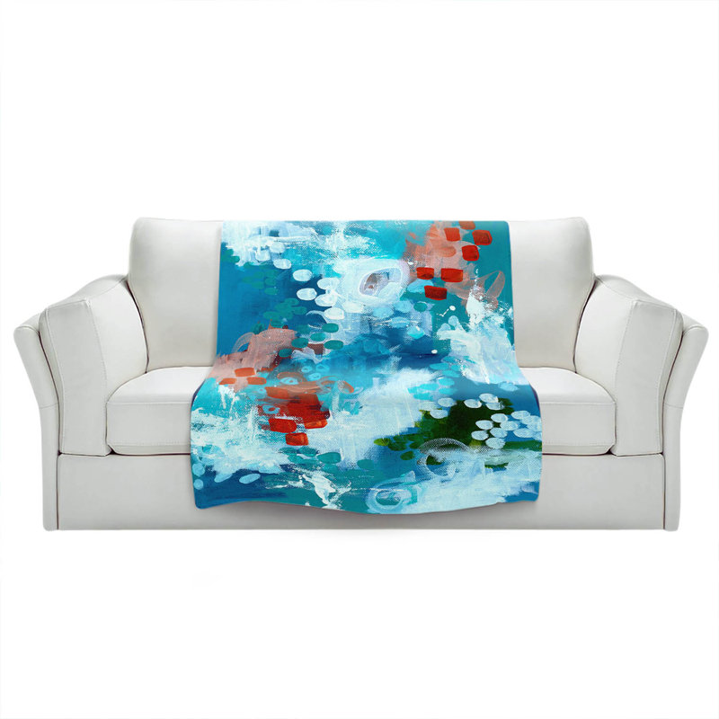 Hand Woven Throw Blanket, 68" W x 80" L