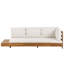 Tatig 225 cm W Acacia Solid Wood Patio Sofa with Cushions