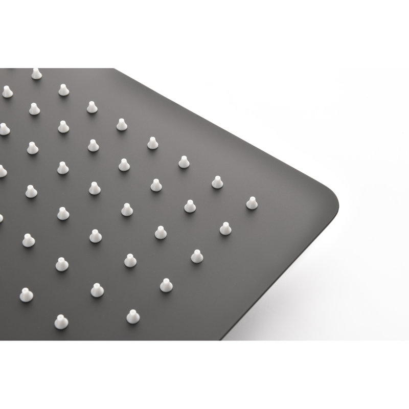 Pomme de douche High Water Saving Black, Noir mat