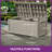 YITA 150 Gallon Large Outdoor Storage Deck Box with Built-in Divider-99170858